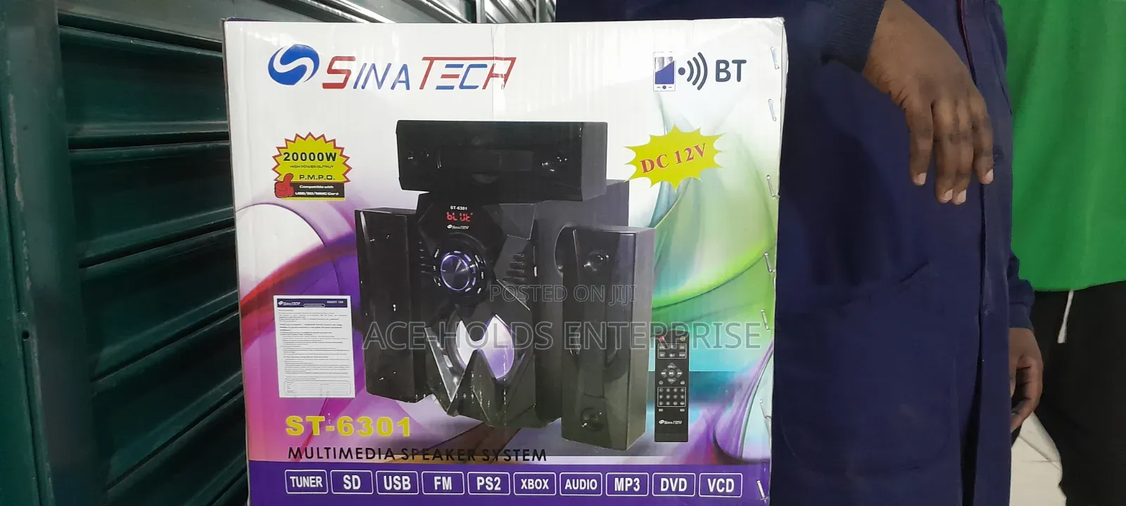 Sinatech - 3.1Ch Subwoofer Speaker System, 70watts AC-DC