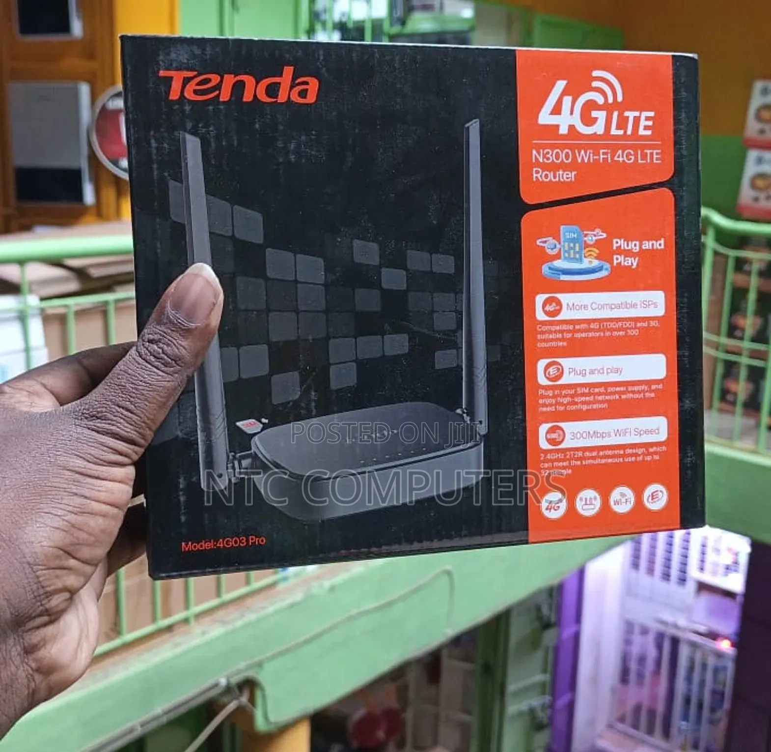 Tenda 4g03 Pro N300 4g Lte Router