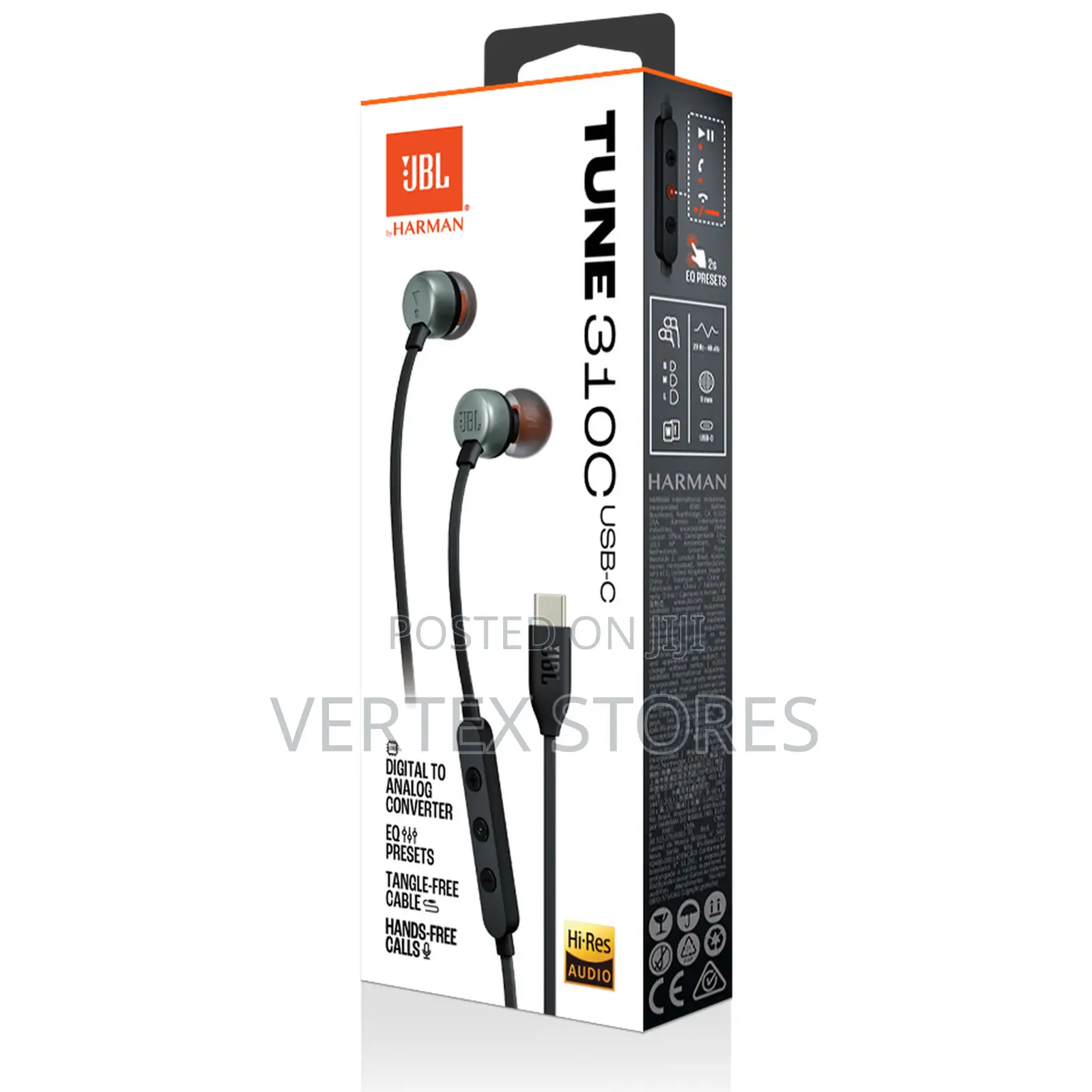 JBL Tune 310C Wired in-Ear Headphones