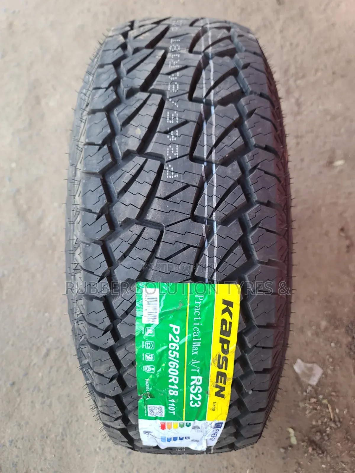 265 /60 R18 Kapsen Tyres 110t Practicalmax a/T Rs23 All-Terrain
