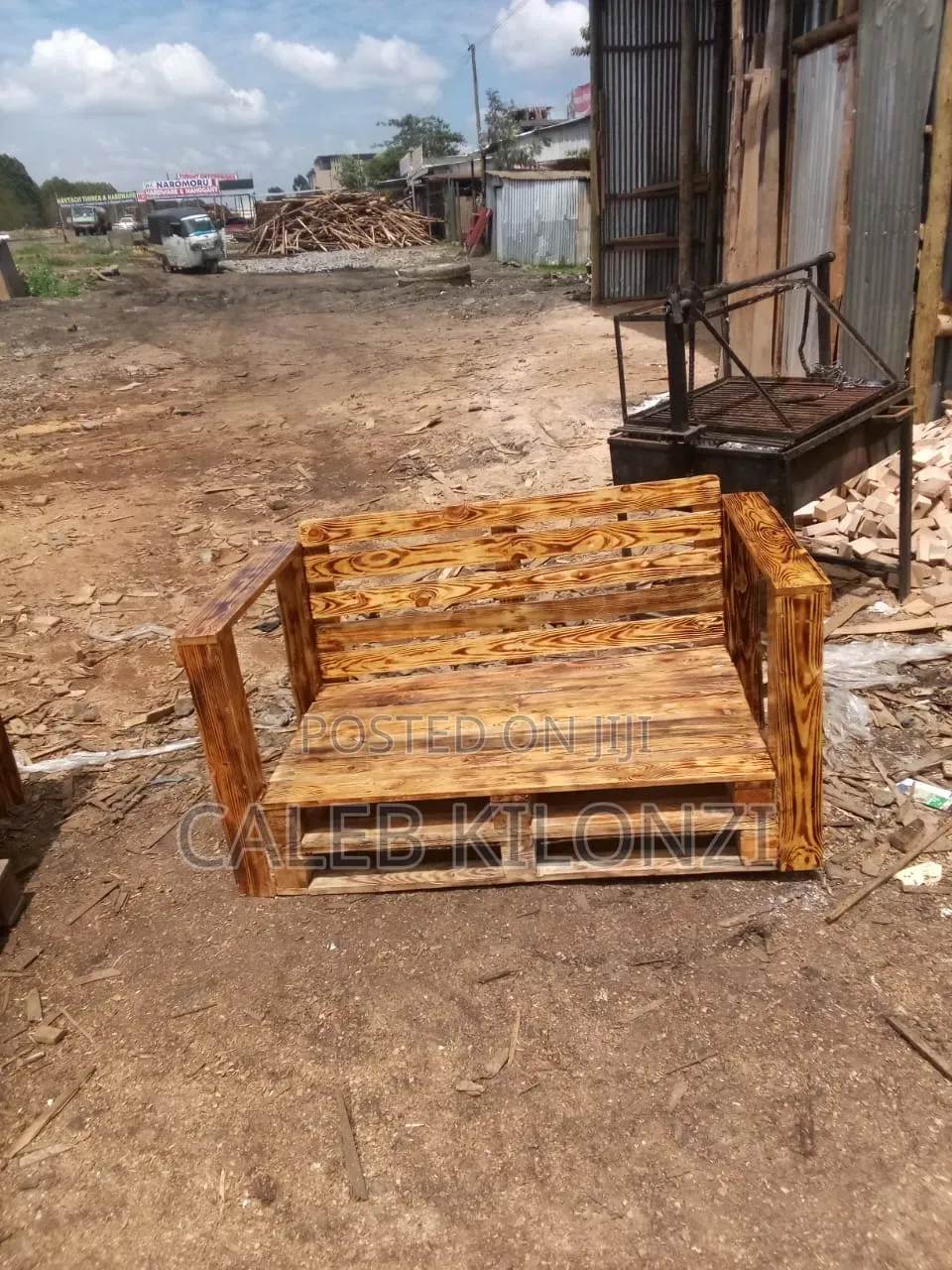 Pallet Outdoor Sofa Set/Pallet Balcony Chairs