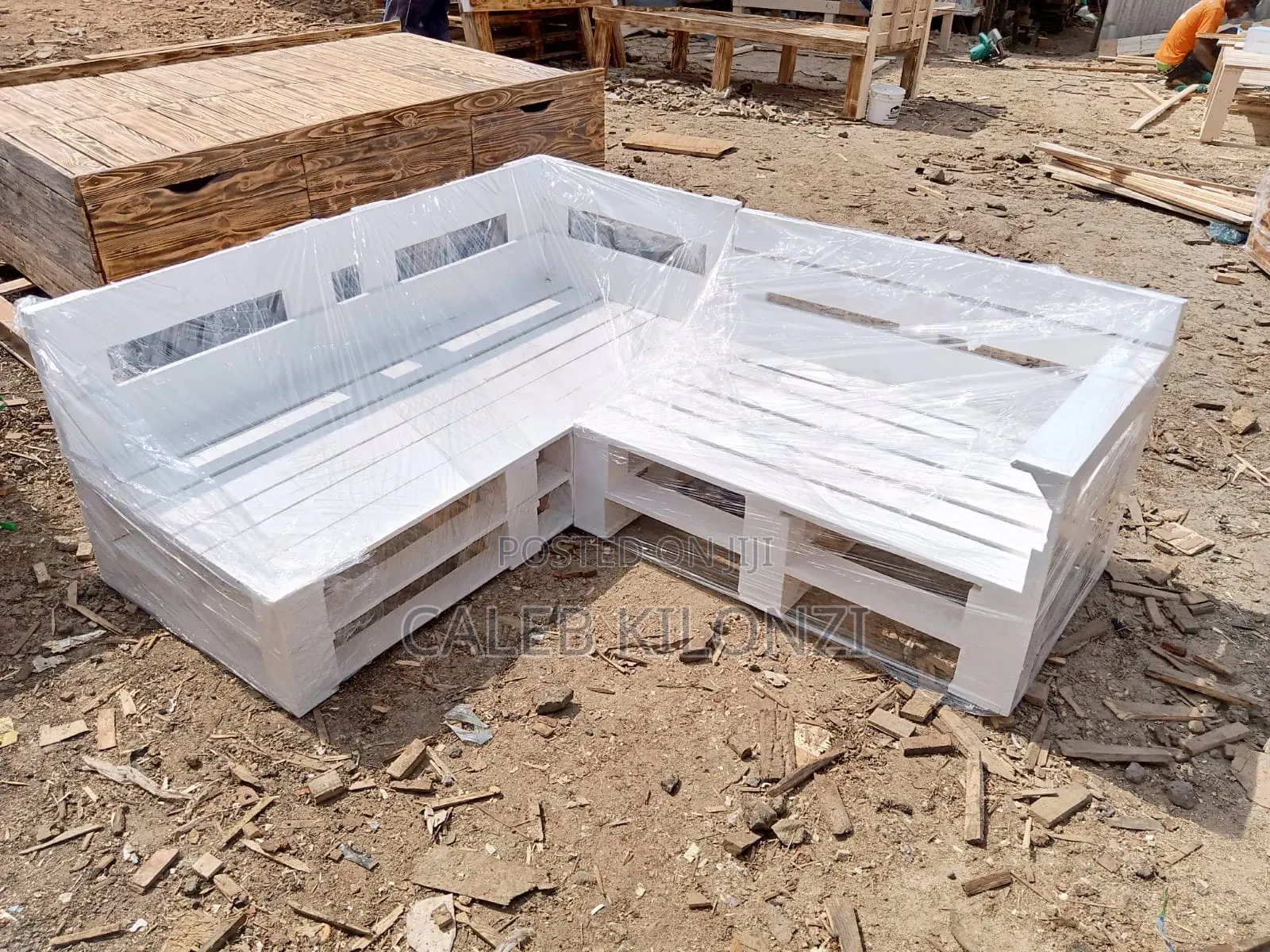 Pallet Outdoor Sofa Set/Pallet Balcony Chairs