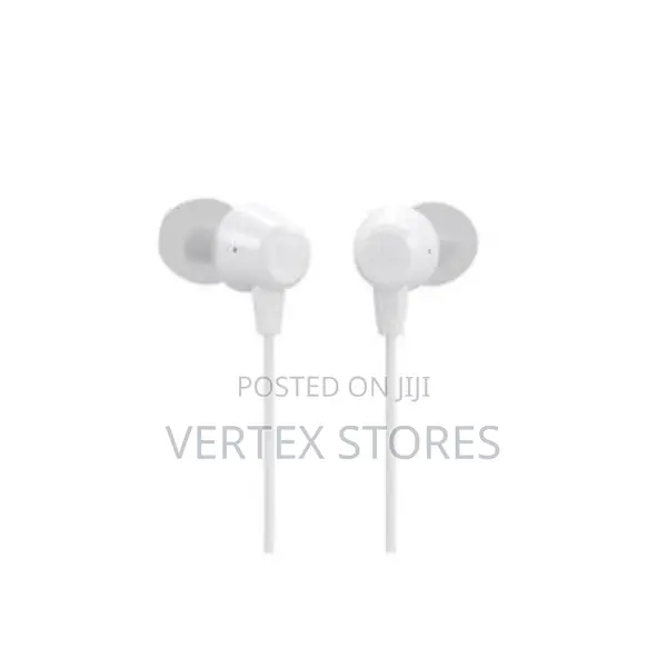 JBL T50HI Wired in-Ear Headphones – White
