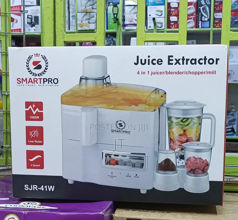 Smartpro 4 in 1 Juicer -Blender-Grinder and Mill Food Processor