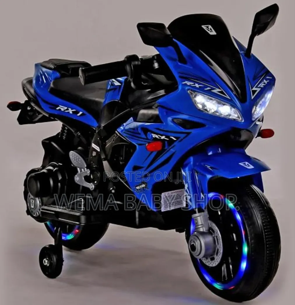 Kids Electric Motorbike With Rubber Wheel(Age 2<>10yrs)