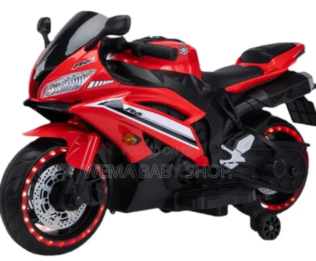 Kids Electric Motorbike With Rubber Wheel(Age 2<>10yrs)