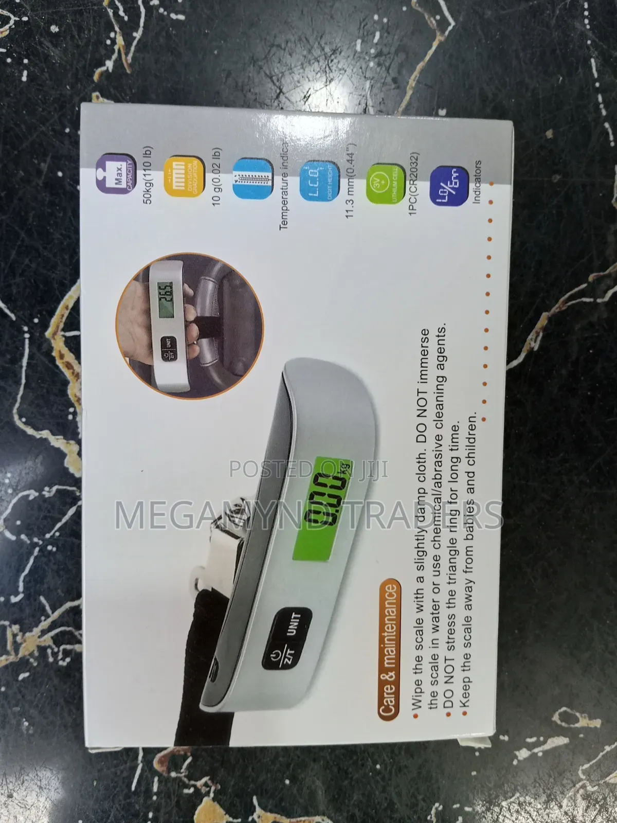 Digital Luggage Scale 50kg / Portable Hanging Weighing Scale
