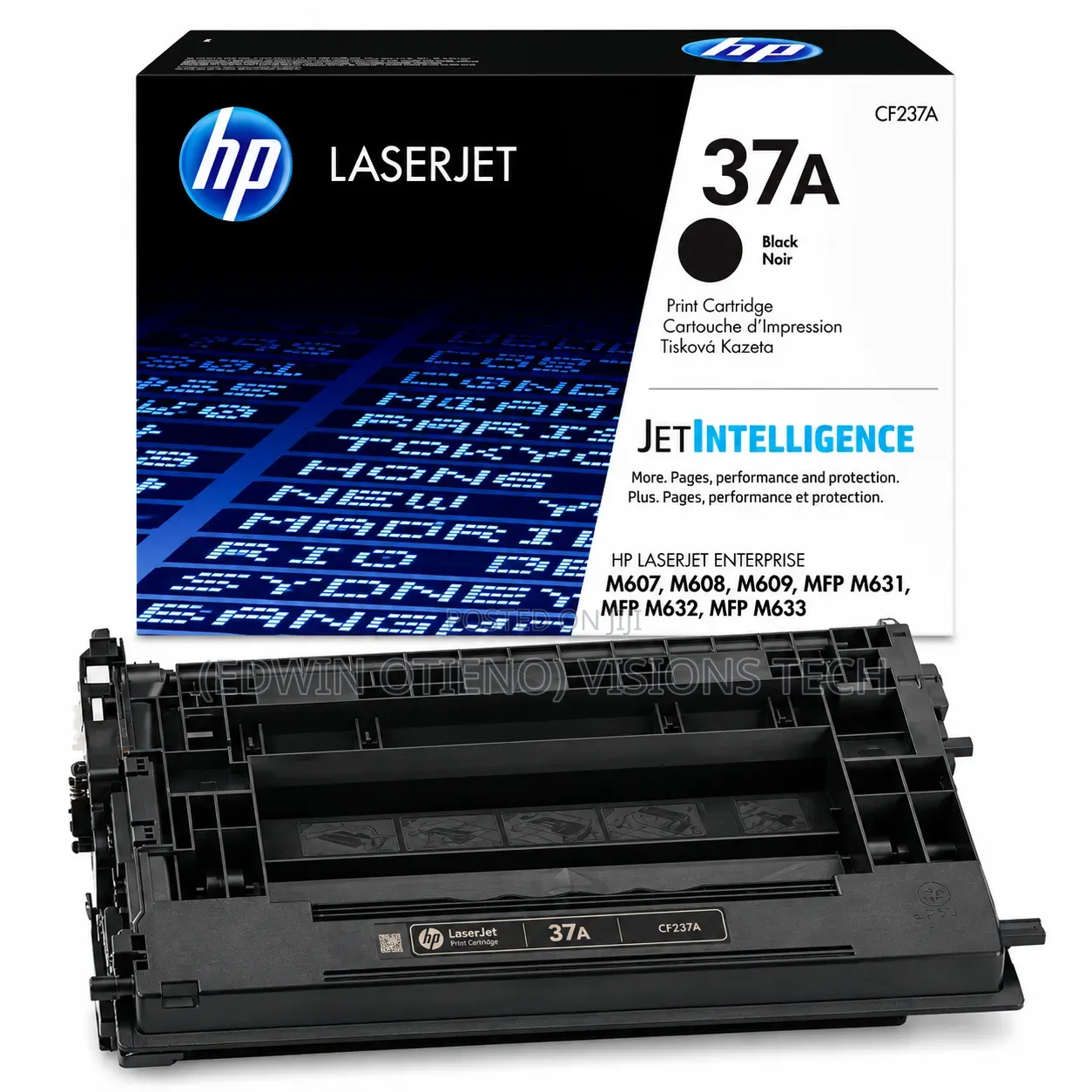 HP LaserJet 37A Black Cartridge