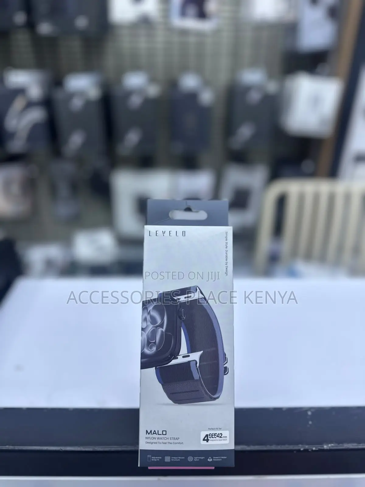Levelo Malo Nylon Watch Strap for Apple Watch 49mm - Grey