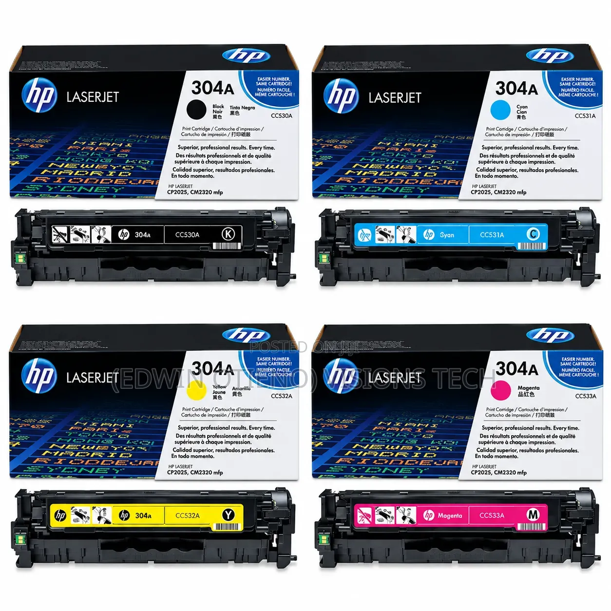 HP 304a (Cc530/1/2/3a) Laser Toner