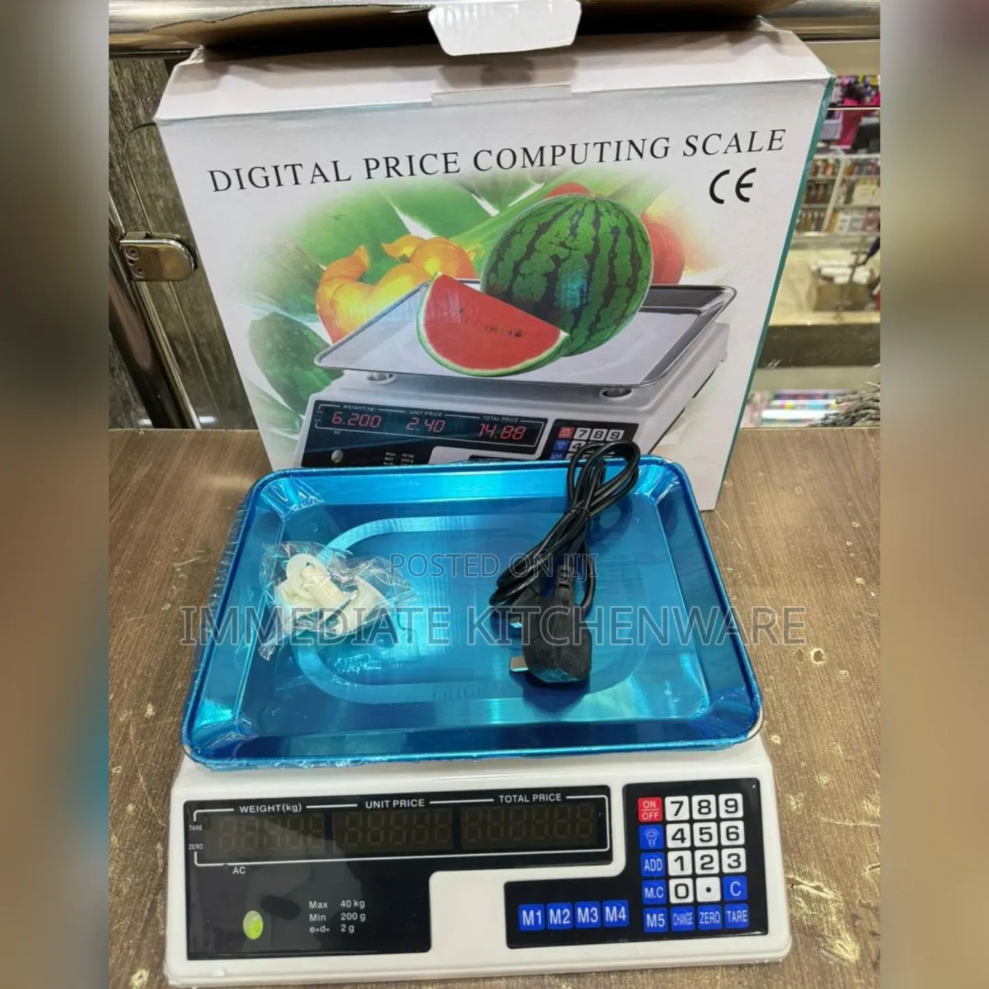 40kg Digital Armless Acs Scale