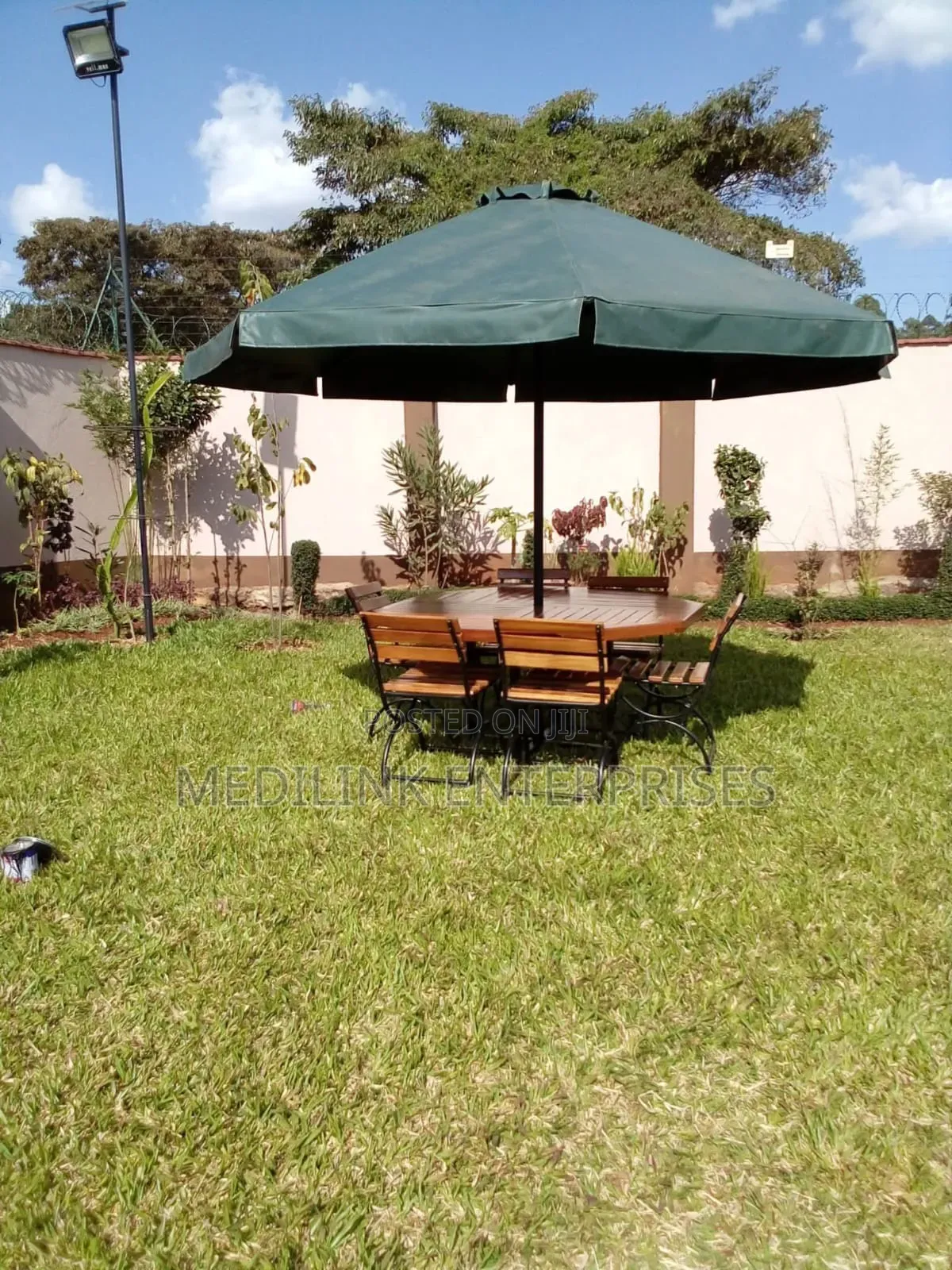 Nile Wooden Metallic Garden Outdoor Shade of 6