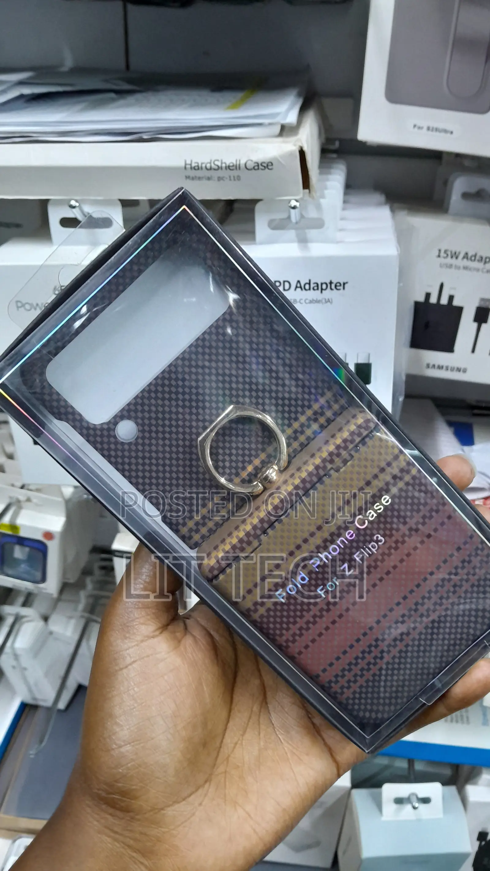 Carbon Fiber Case for Samsung Galaxy Z Flip 3