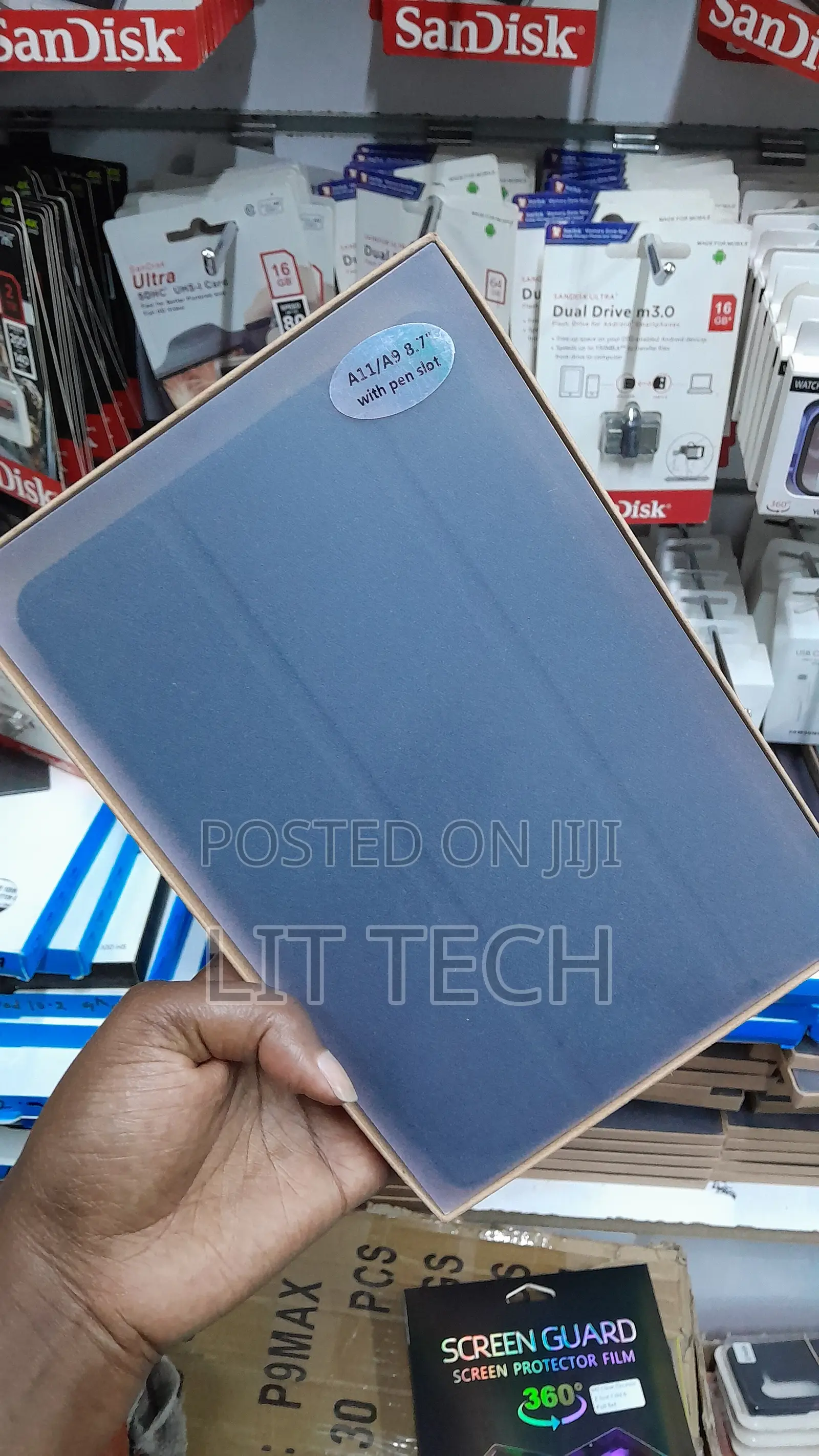 Samsung Galaxy Tab A9/A11 Premium Leather Cover/Case 8.7 Inch
