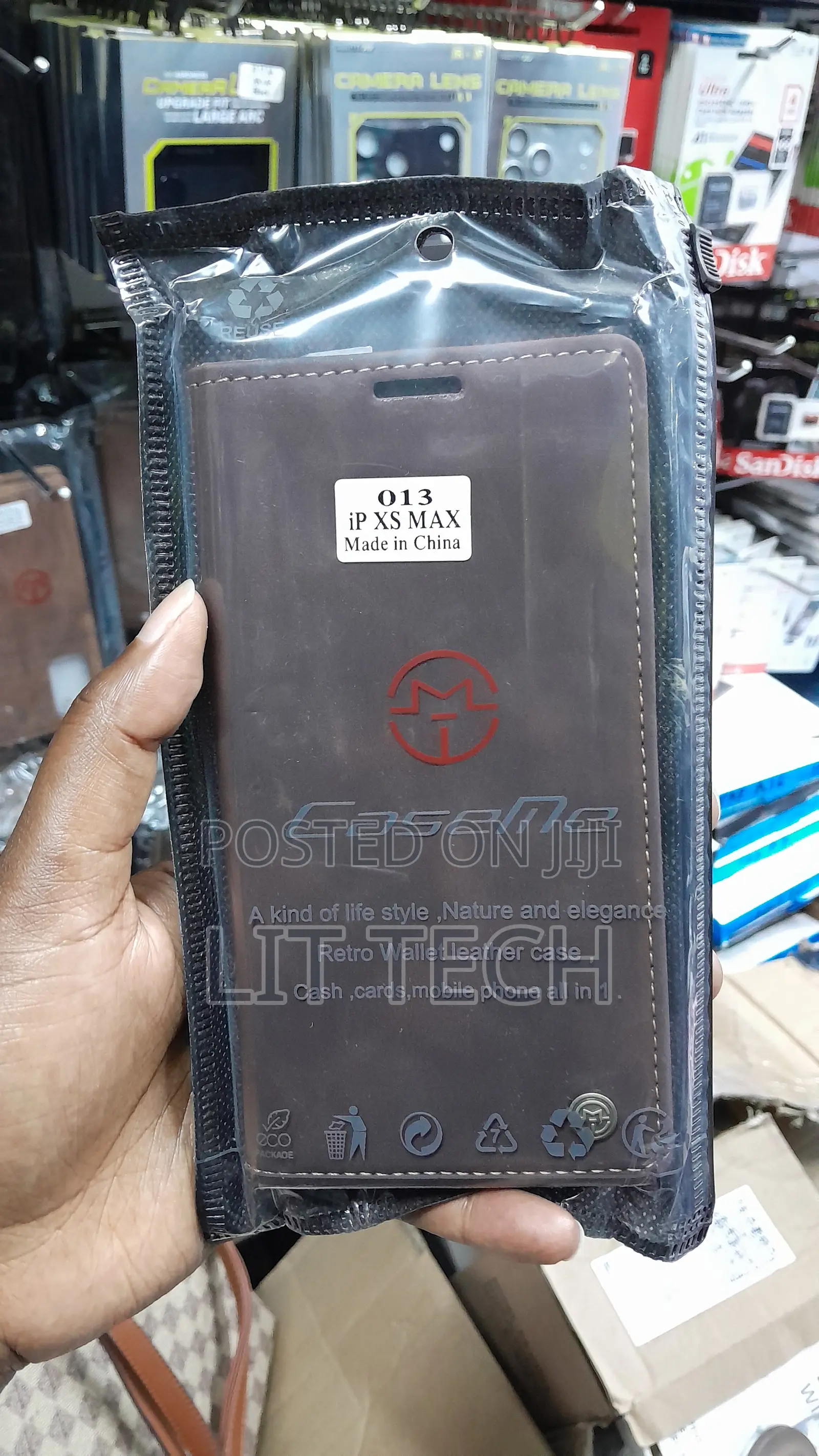 Apple iPhone Xs Max CaseMe Retro Wallet Flip Cover