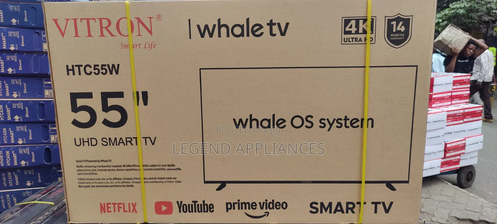 Vitron 55 Inch FHD Smart LED TV - Whale OS,