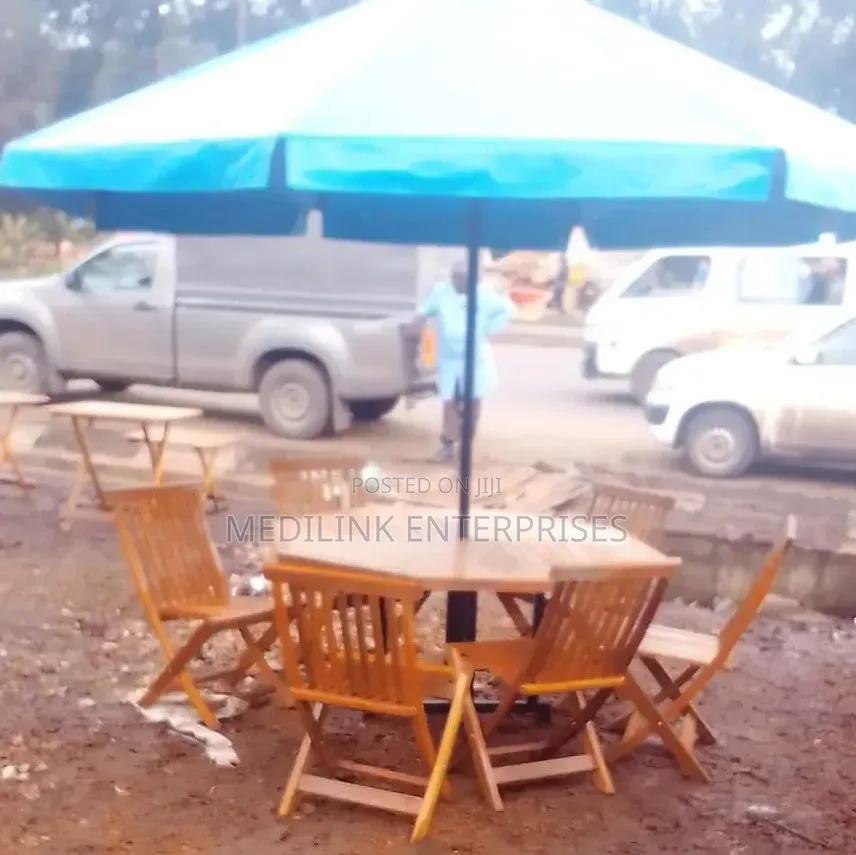 Chaise Wooden Foldable Chair 6 Seater Garden Outdoor Umbrella Shades