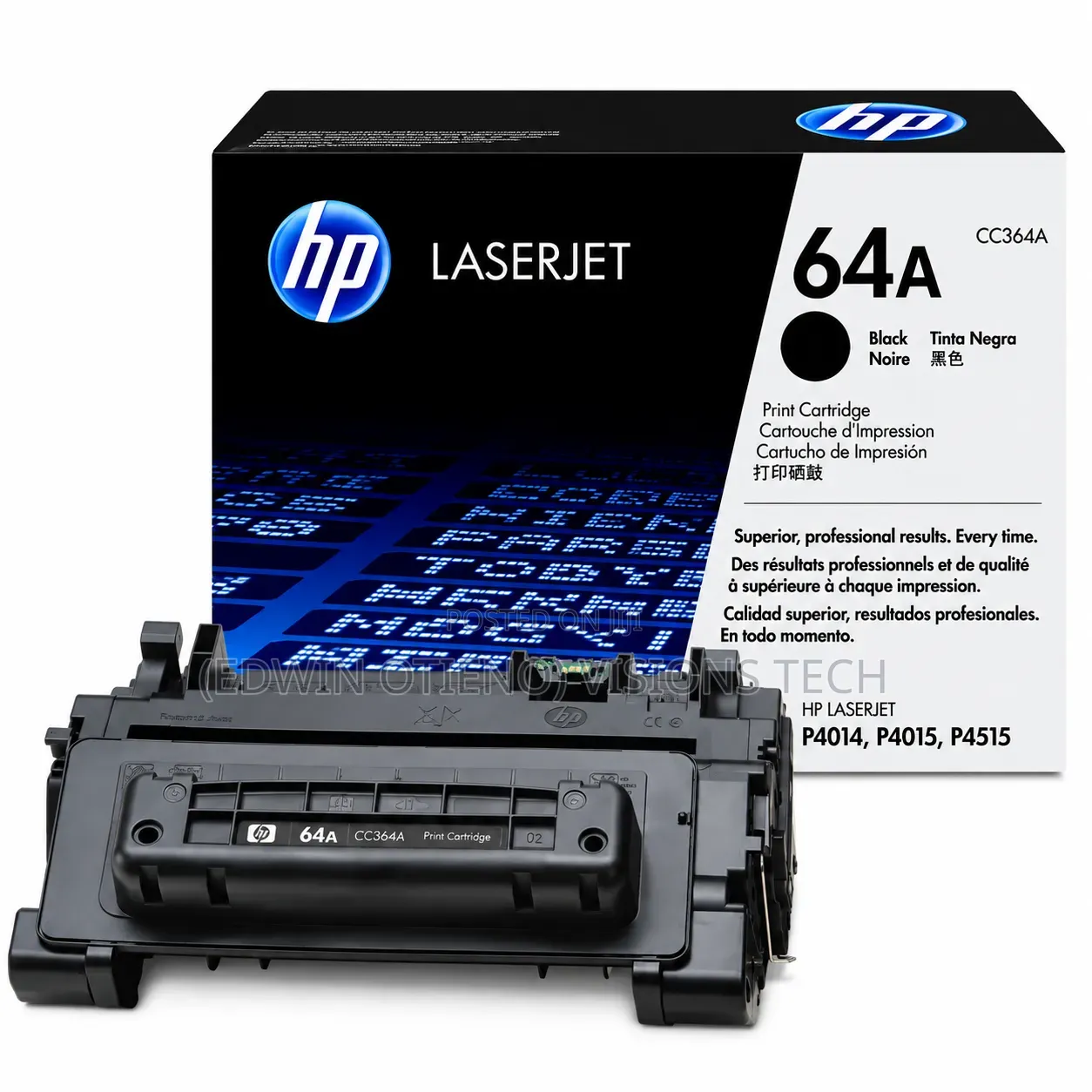 HP 64A Premium Black Toner Cartridge