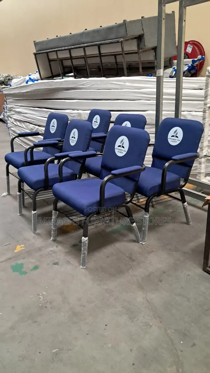 Blue Imported Church Seats