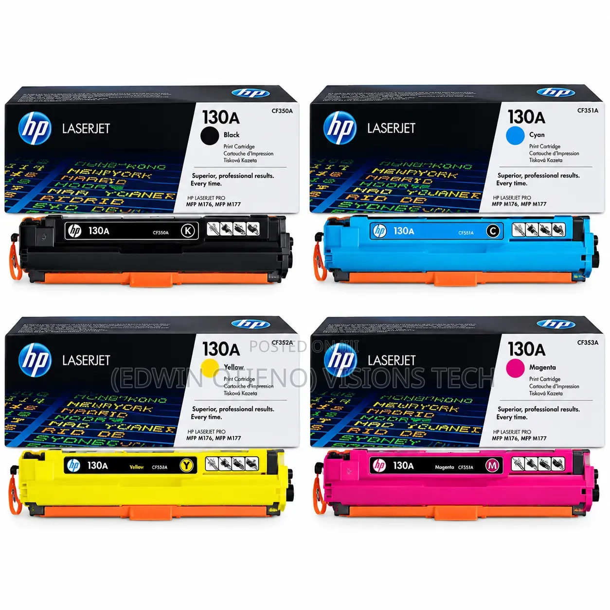 HP 130A Clear Color Toner Cartridge