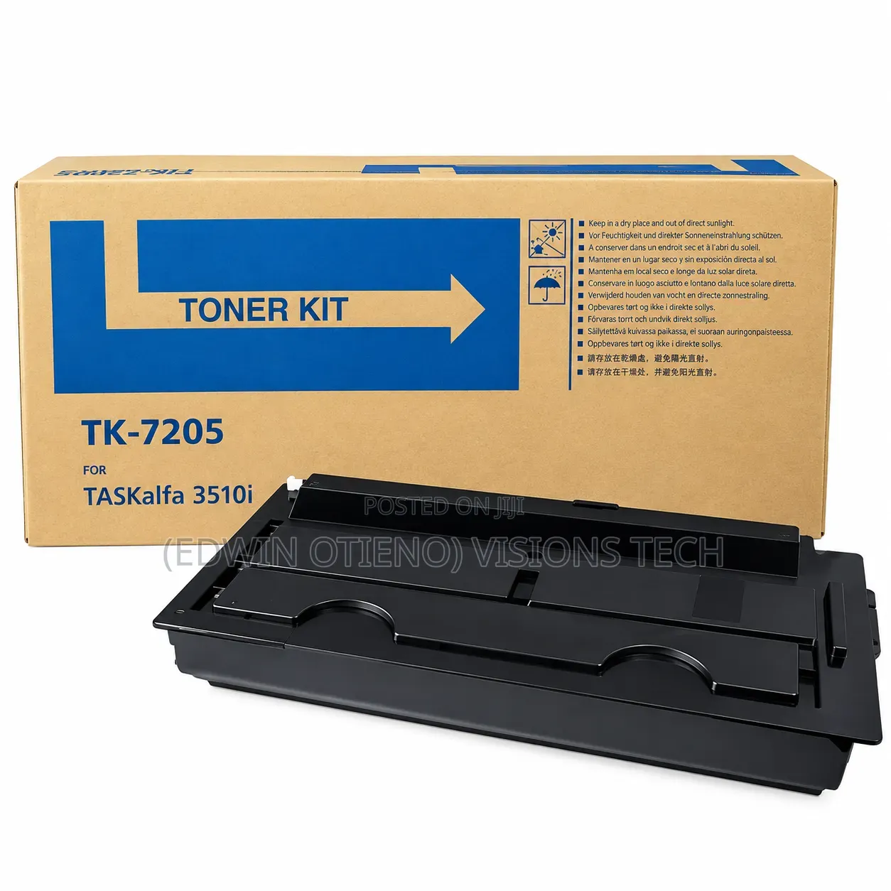 TK-7205 Sharp High-Quality Black Toner