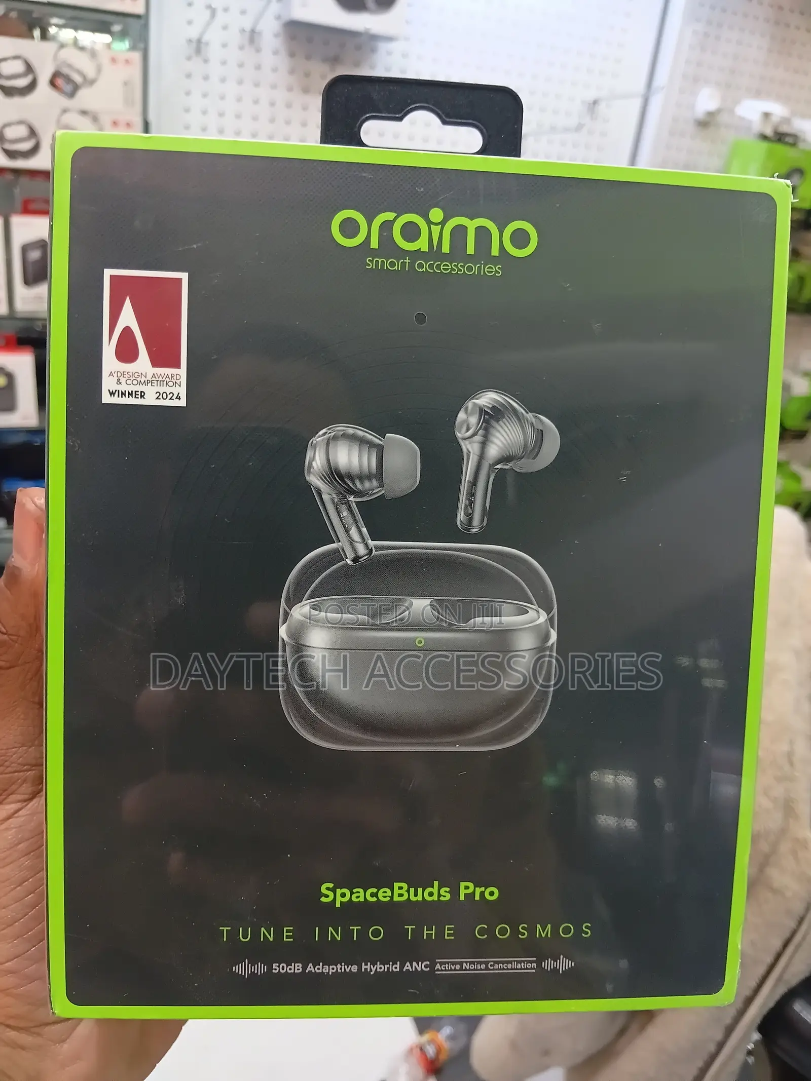 Oraimo SpaceBuds Pro OTW-930 Active Noise-Cancelling Wireless Earbuds.