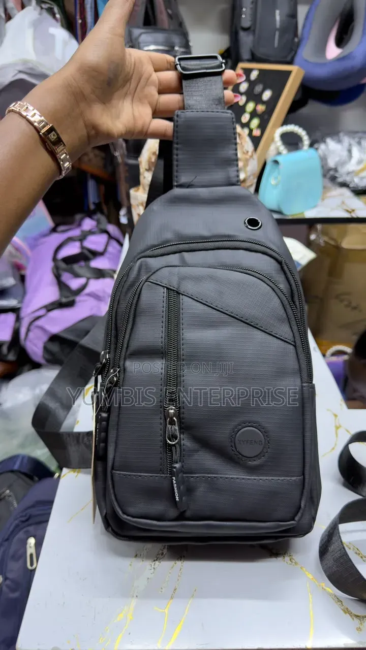 Black Strong Unisex Chest Bags at 600