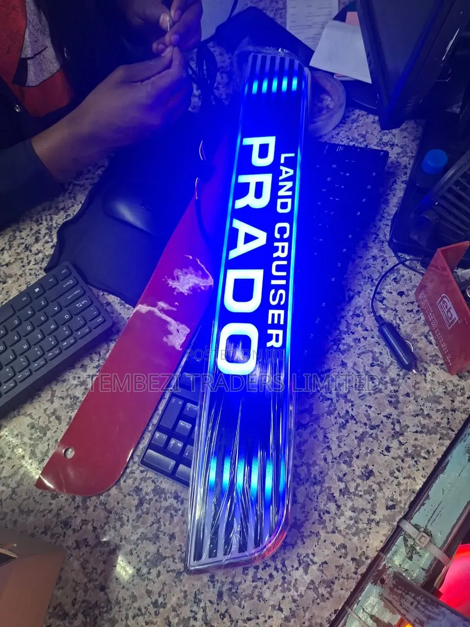 Toyota Land Cruiser Prado FJ150 LED Rear Boot Trunk Light Garnish