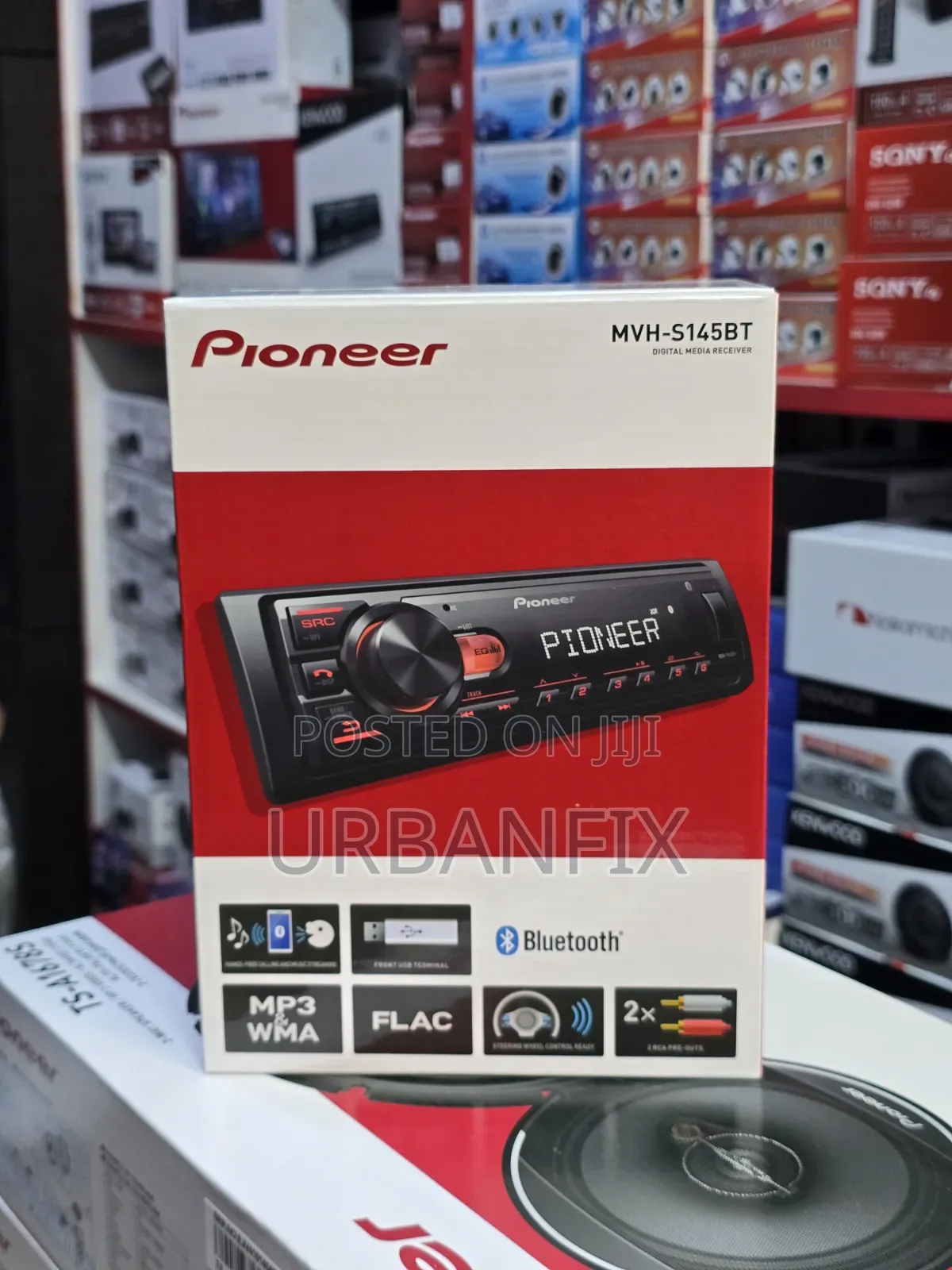 Pioneer MVH-S145BT Bluetooth Car Radio With FM, USB and 2 RCA Preouts