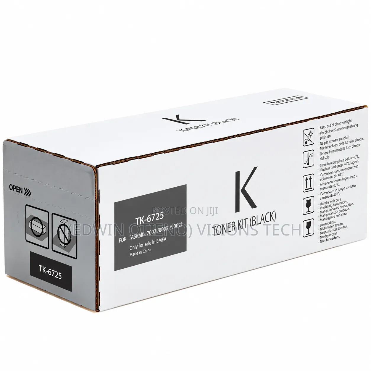 Kyocera 7002i Black Toner - TK 6725