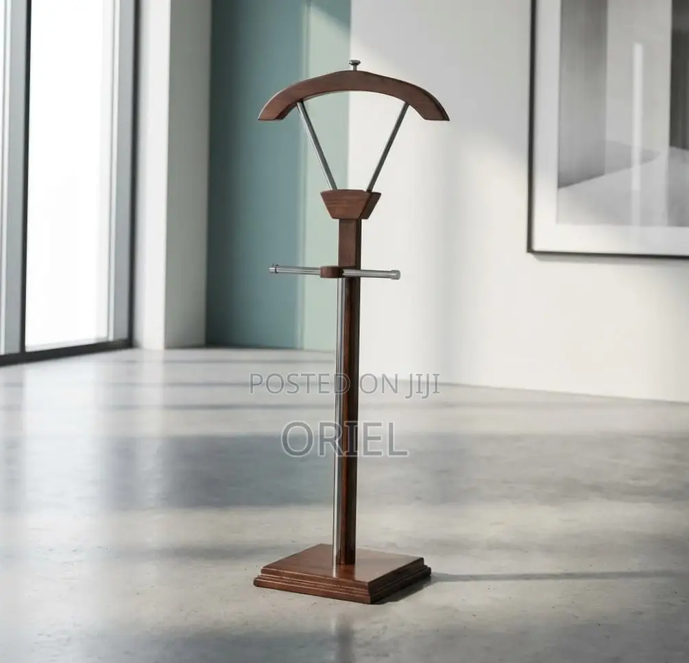 Office Coat Hanger : Modern Wooden Office Coat Hanger Stand