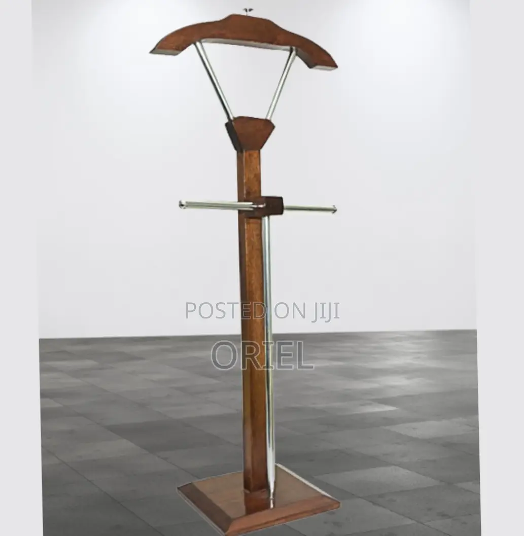 Office Coat Hanger : Modern Wooden Office Coat Hanger Stand