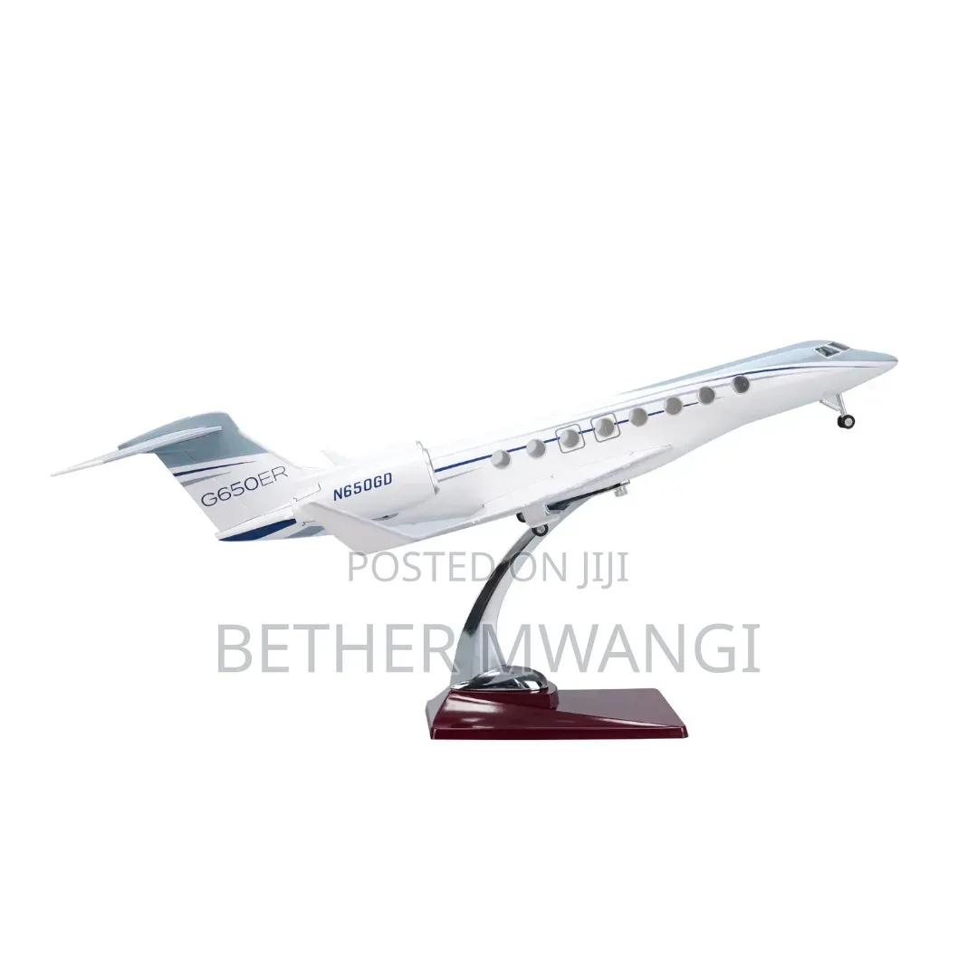 Premium Gulfstream G650ER Collectible Desktop Airplane Model in Kenya