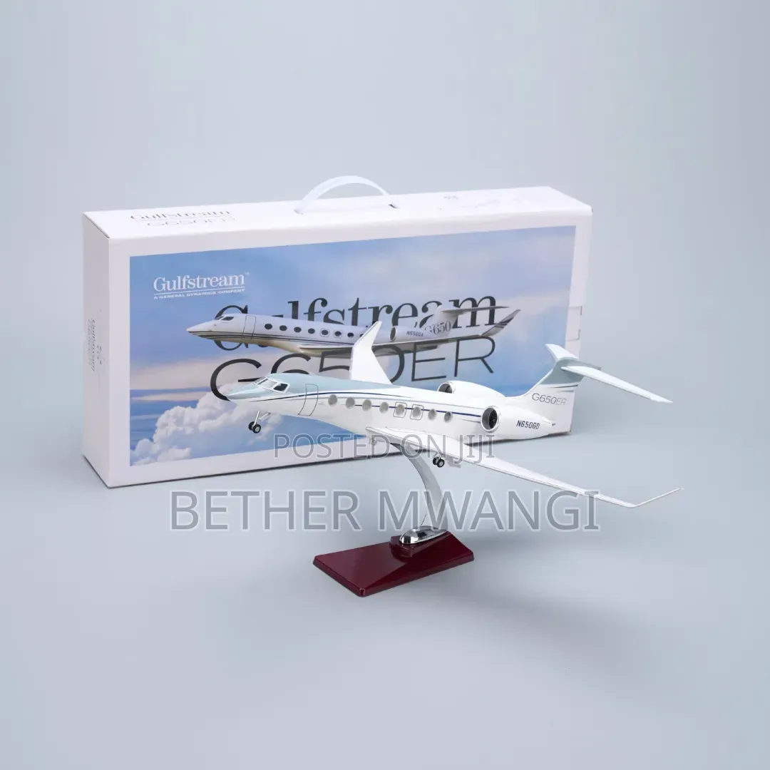 Premium Gulfstream G650ER Collectible Desktop Airplane Model in Kenya