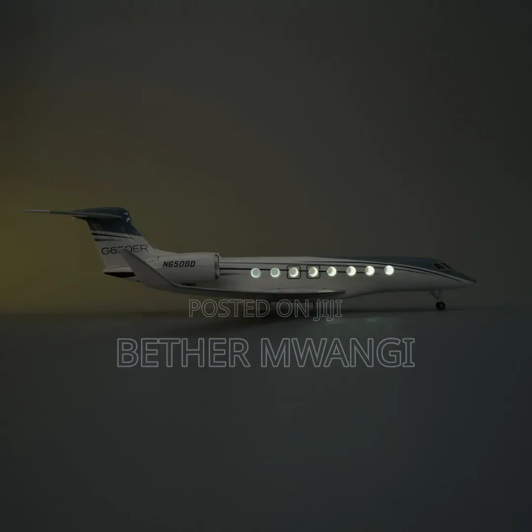 Premium Gulfstream G650ER Collectible Desktop Airplane Model in Kenya