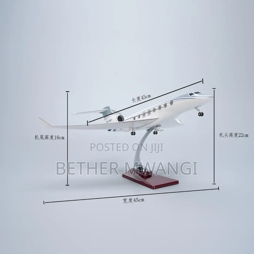 Premium Gulfstream G650ER Collectible Desktop Airplane Model in Kenya