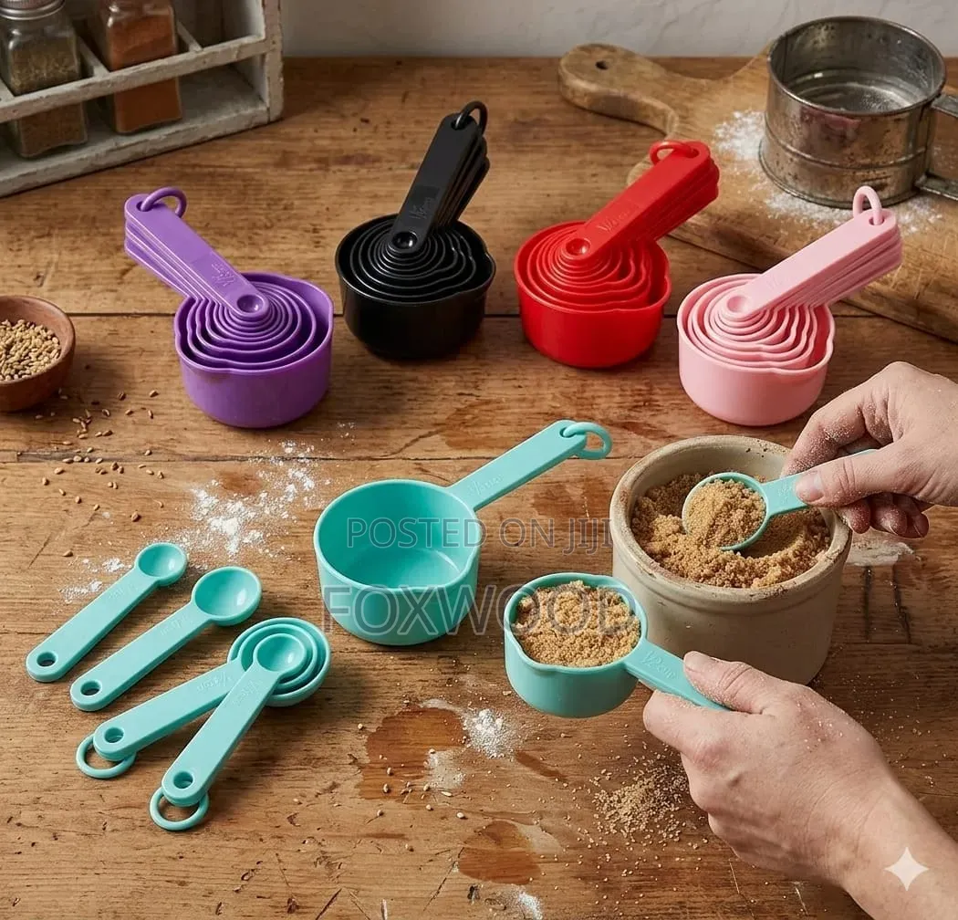 Colour Measuring Spoon Cup Set – 11 PCS