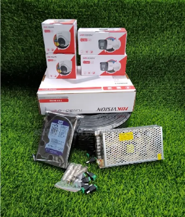 Hikvision 4PCS 2MP HD CCTV Cameras + DVR Full Kit