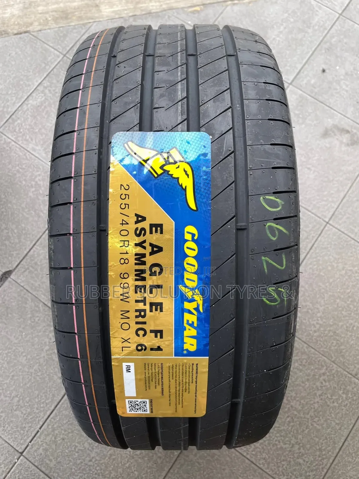 255 /40 R18 Goodyear Tyres 99y Eagle F1 Asymmetric 3 Runflat