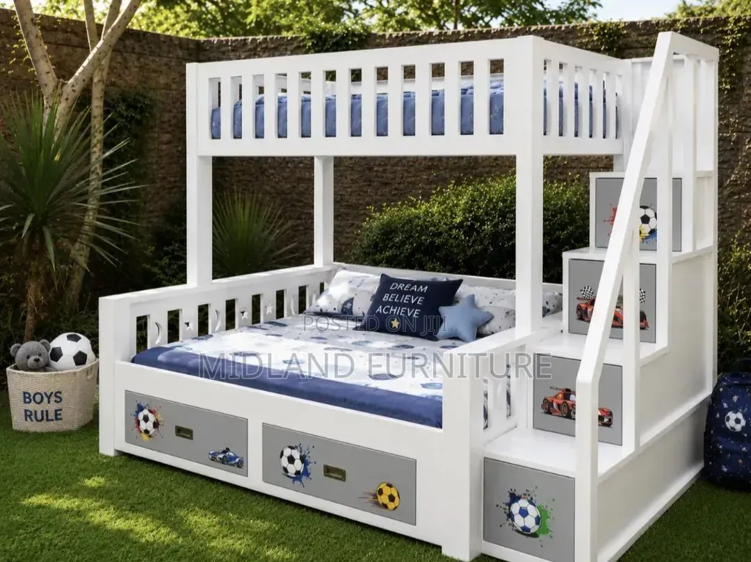 Children's Double Decker Beds With Storage Available on Order