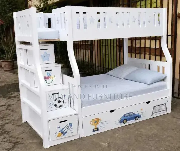 Children's Double Decker Beds With Storage Available on Order