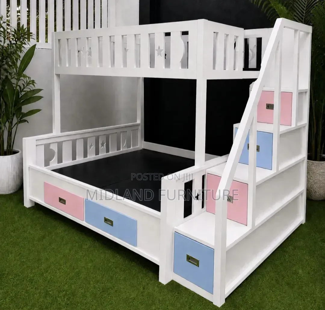 Children's Double Decker Beds With Storage Available on Order