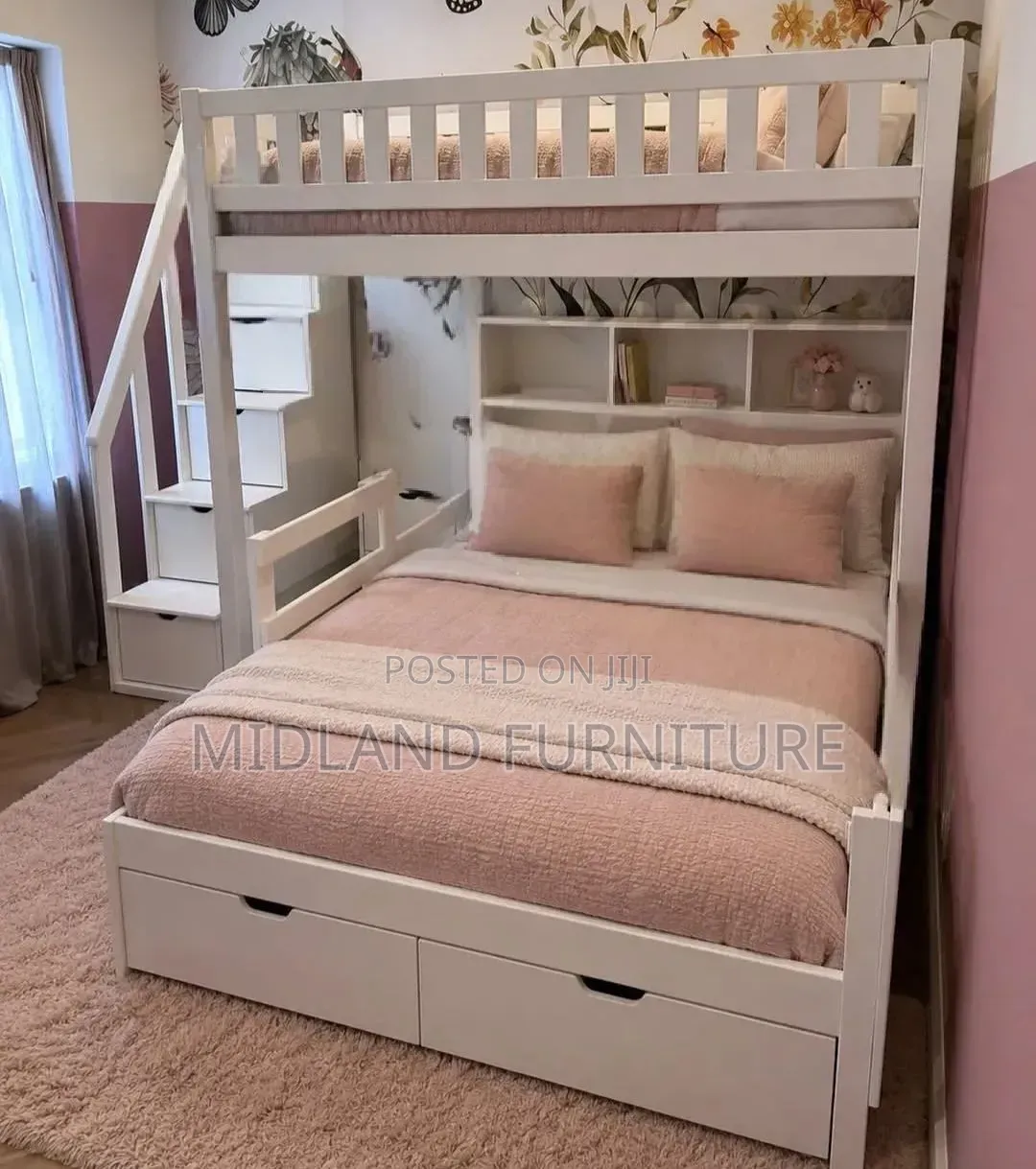 Children's Double Decker Beds With Storage Available on Order