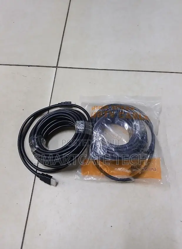 10m HDMI Cable Black 1080p Full HD High-Speed Transmission