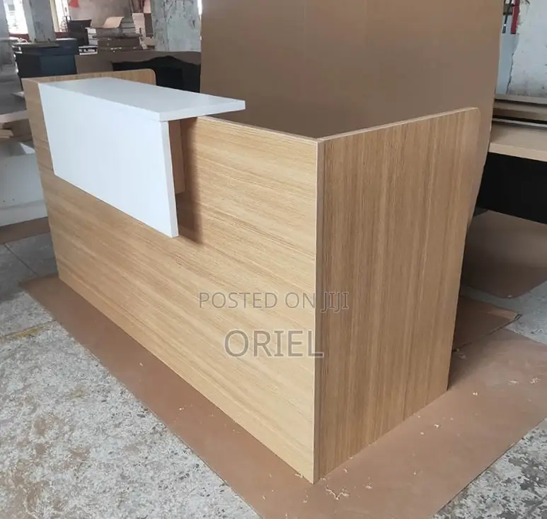 1.6M Office Reception Desk : Front Reception Counter Table