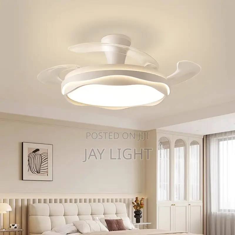 Modern and Simple Style, Master Bedroom Fan Light, Ceiling