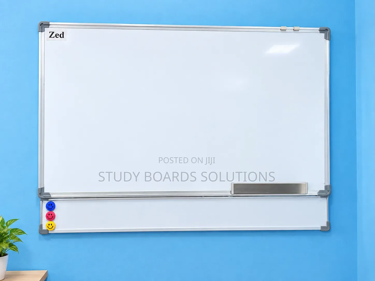 90cmx60cm Whiteboard for Study Rooms Reception Areas.