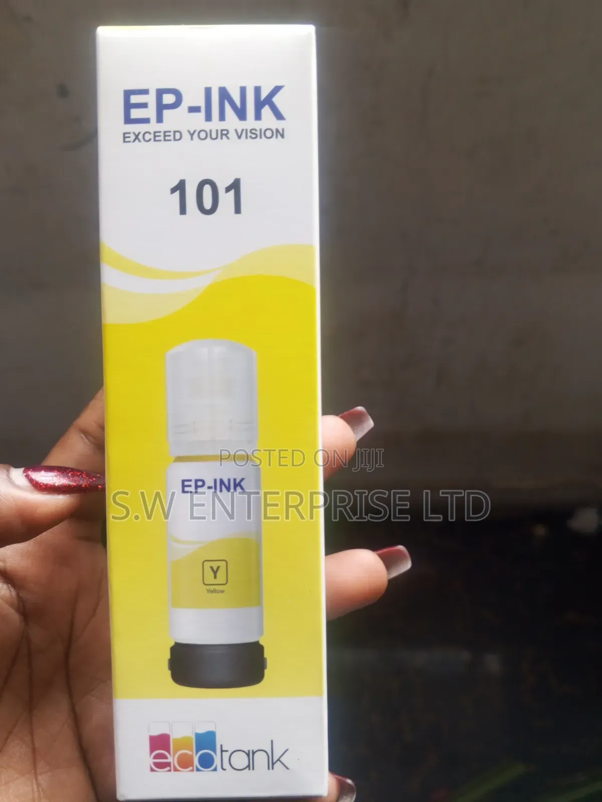 70Ml Epson 101 Yellow Ink Bottle