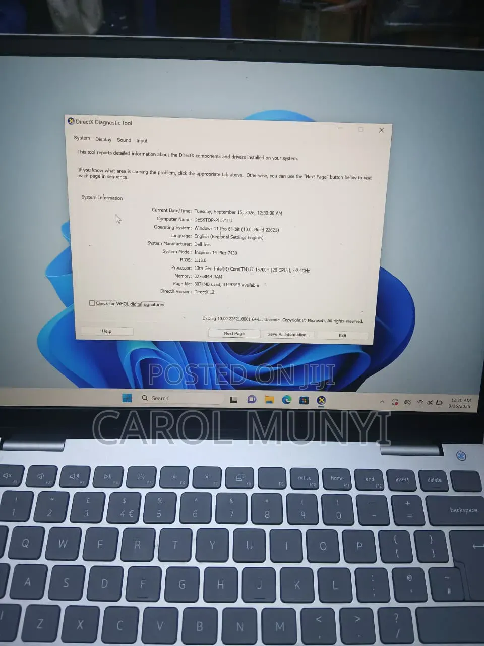 New Laptop Dell Inspiron 14 32GB Intel Core i7 SSD 512GB