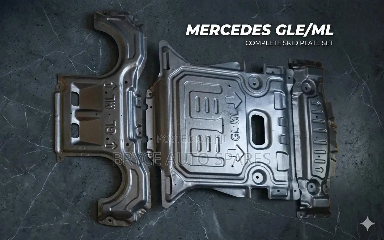 Heavy-Duty Steel Engine Sump Guard Mercedes-Benz GL/GLE and ML-Class